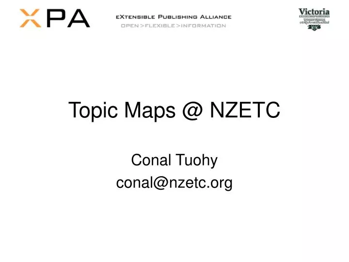 topic maps @ nzetc