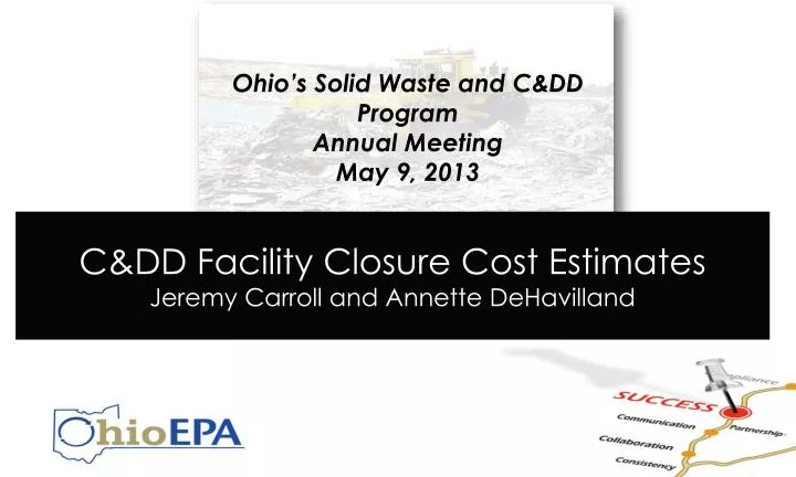 c dd facility closure post closure cost estimation the role of environmental covenants