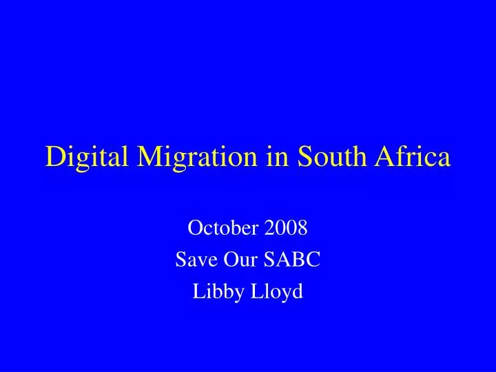 digital migration in south africa