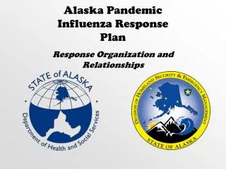Alaska Pandemic Influenza Response Plan Response Organization and Relationships
