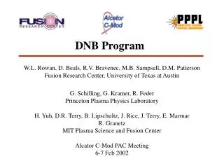 DNB Program