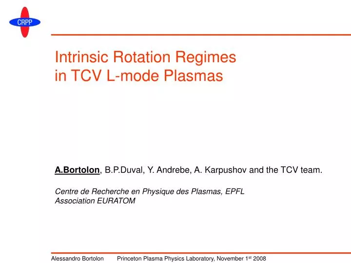 intrinsic rotation regimes in tcv l mode plasmas