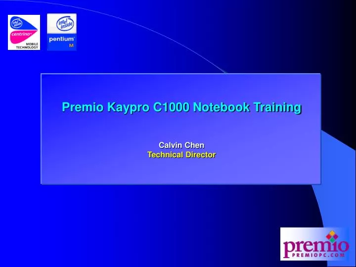 premio kaypro c1000 notebook training