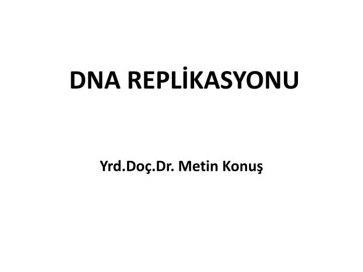 dna repl kasyonu