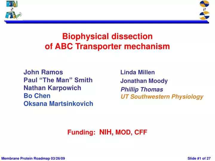 biophysical dissection of abc transporter mechanism