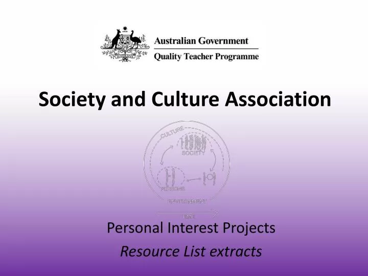 society and culture association