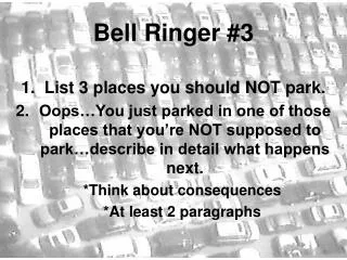 Bell Ringer #3
