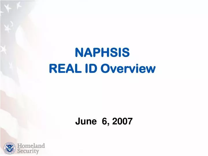 naphsis real id overview