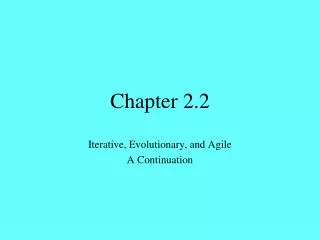 Chapter 2.2