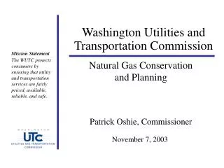 Washington Utilities and Transportation Commission