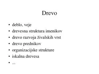 drevo