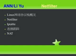 ann li yu netfilter