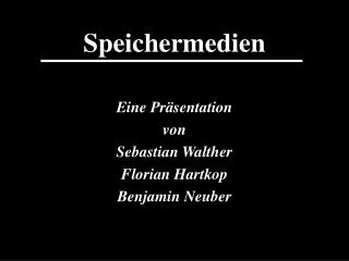 speichermedien