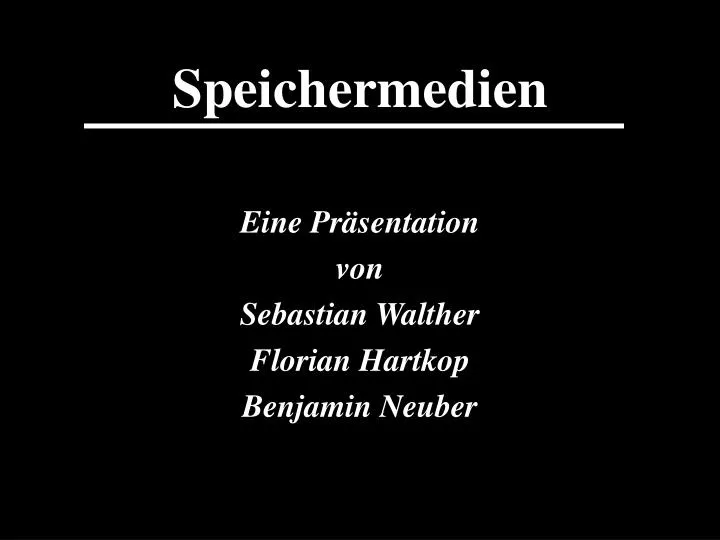 speichermedien