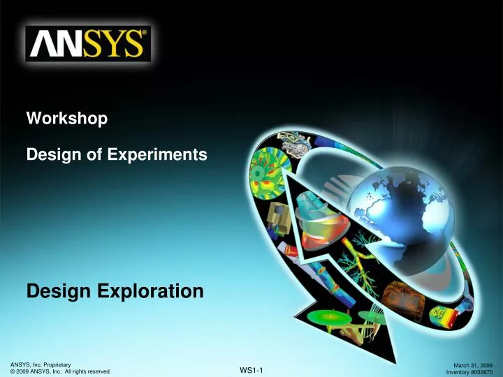 workshop design of experiments