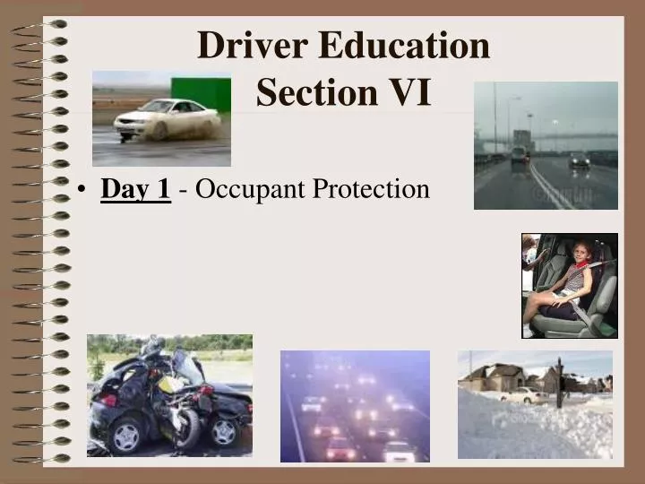 driver education section vi