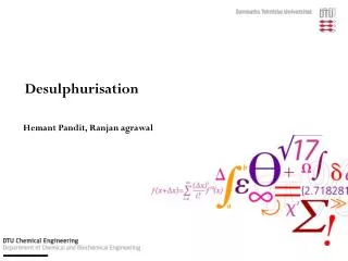 Desulphurisation