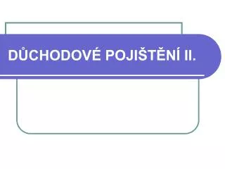 d chodov poji t n ii