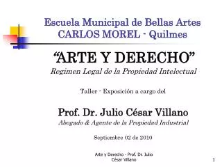 escuela municipal de bellas artes carlos morel quilmes