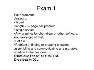 Exam 1