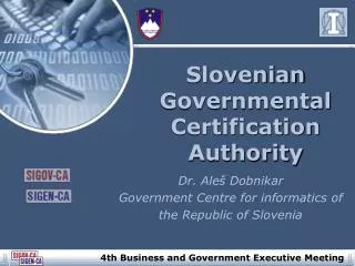 Slovenian Governmental Certification Authority