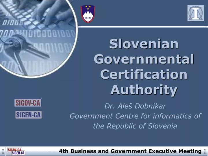slovenian governmental certification authority
