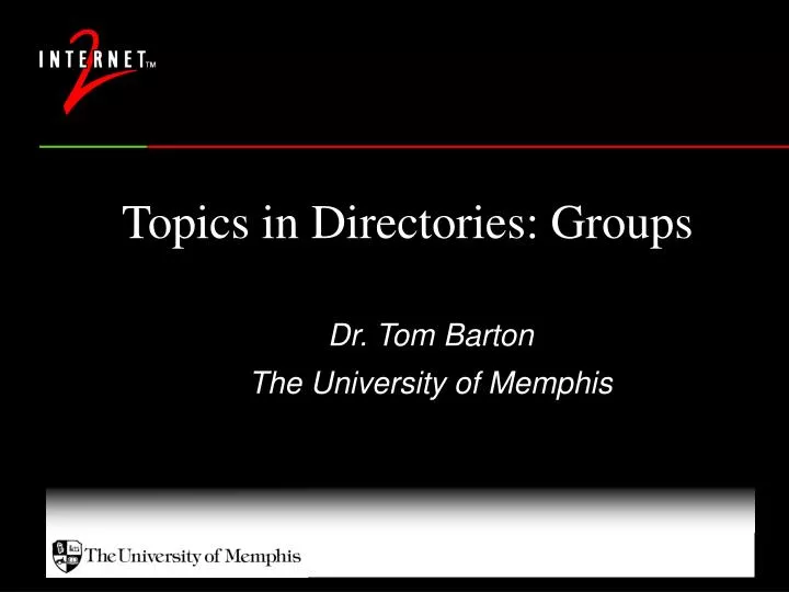 topics in directories groups