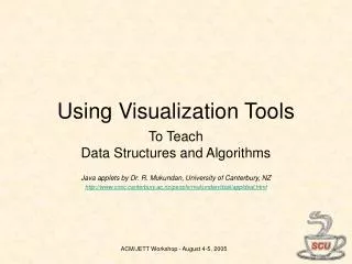 Using Visualization Tools