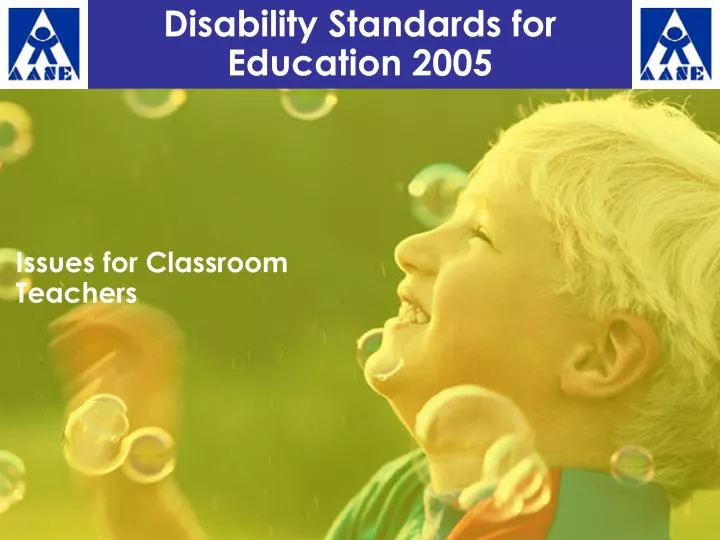 disability standards for education 2005