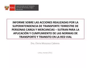 dra elvira moscoso cabrera lima marzo 2011