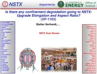 Is there any confinement degradation going to NSTX-Upgrade Elongation and Aspect Ratio? (XP-1103)