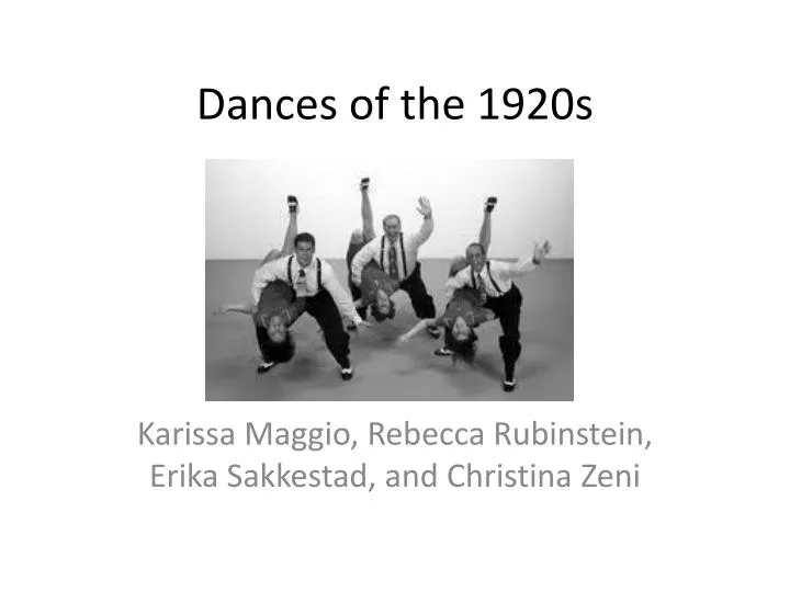 dances of the 1920s