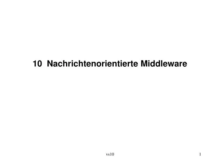10 nachrichtenorientierte middleware