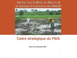 cadre strat gique du fida
