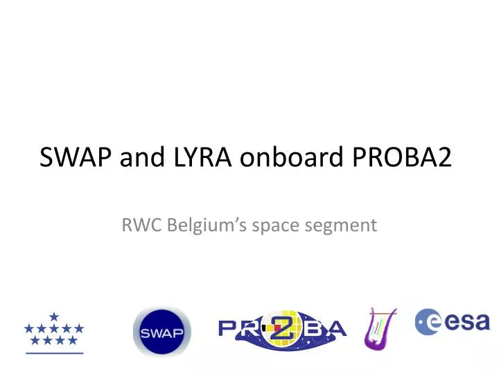 swap and lyra onboard proba2