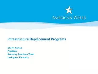 Infrastructure Replacement Programs