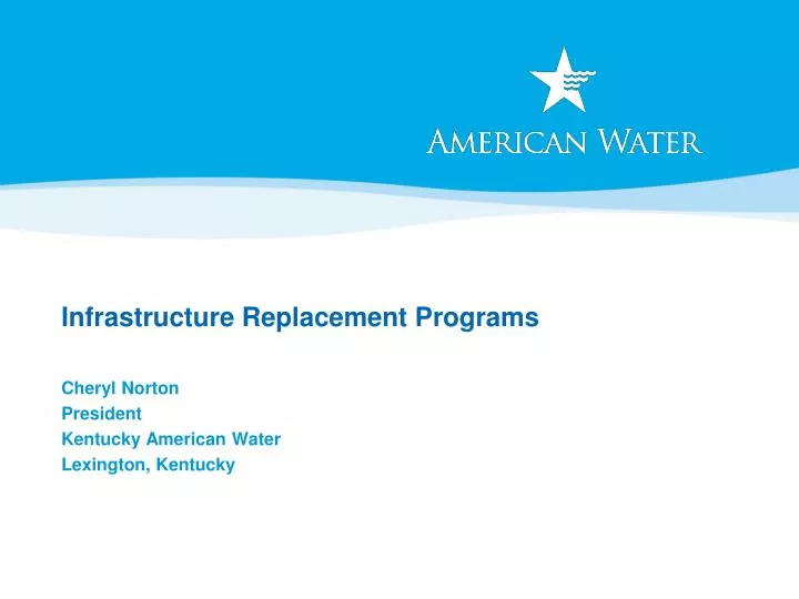 infrastructure replacement programs