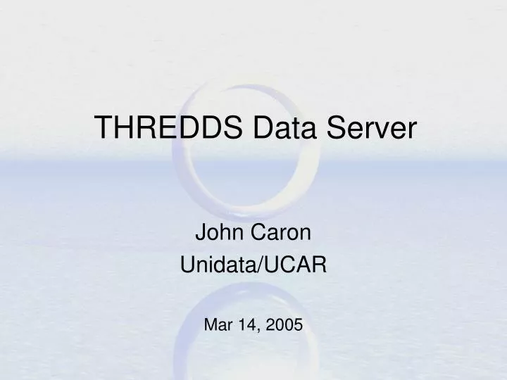 thredds data server
