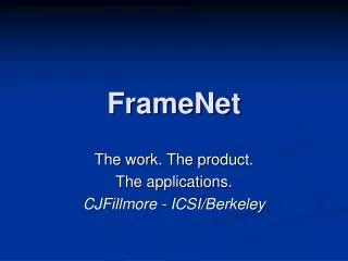 FrameNet