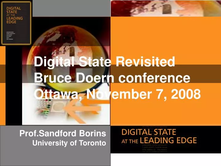 digital state revisited bruce doern conference ottawa november 7 2008