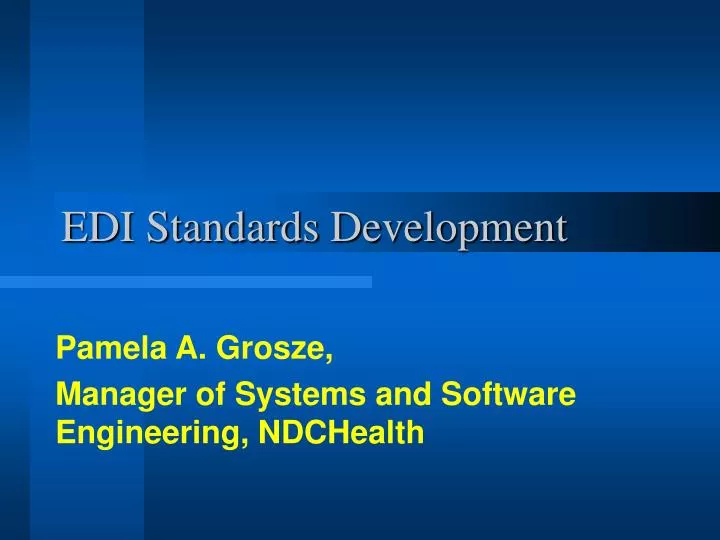 edi standards development