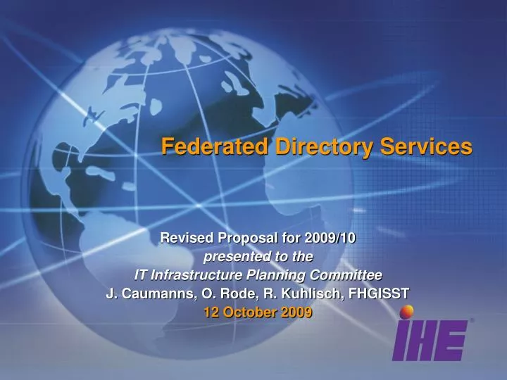 federated directory services