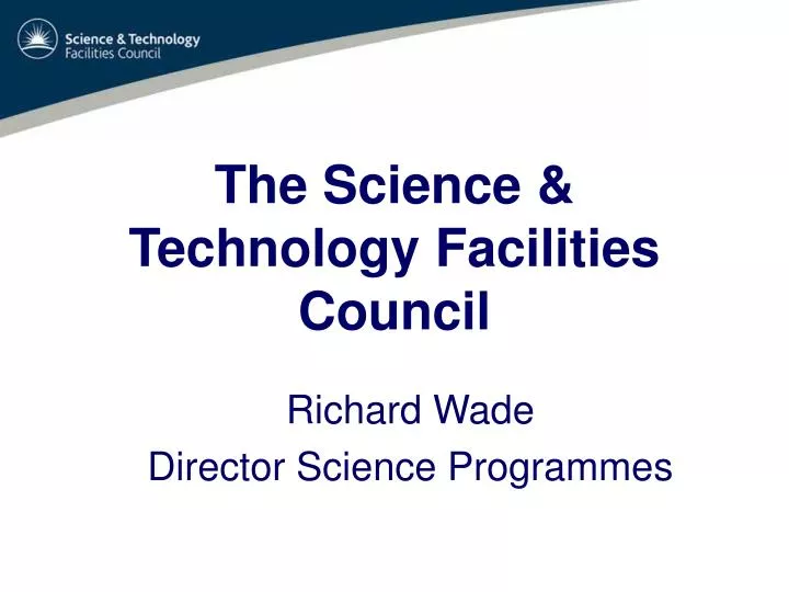 the science technology facilities council