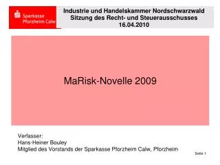 marisk novelle 2009