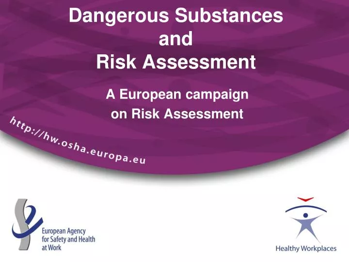 dangerous substances and risk assessment
