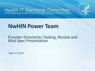 NwHIN Power Team