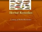 Herbal Remedies - slide 1