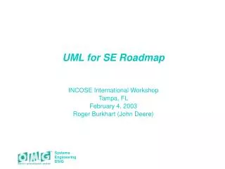 UML for SE Roadmap