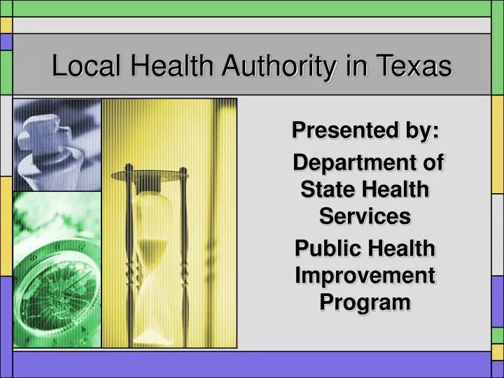 local health authority in texas