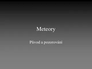 meteory